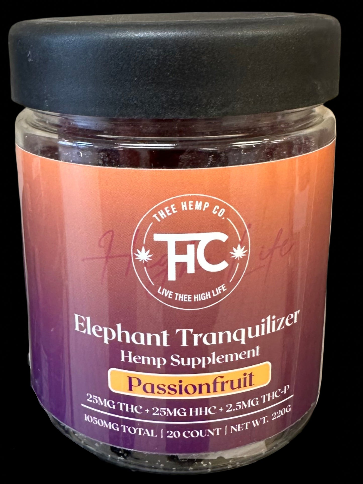 Elephant Tranquilizer / 25mg THC +25mg HHC +2.5mg THC-P / 20ct