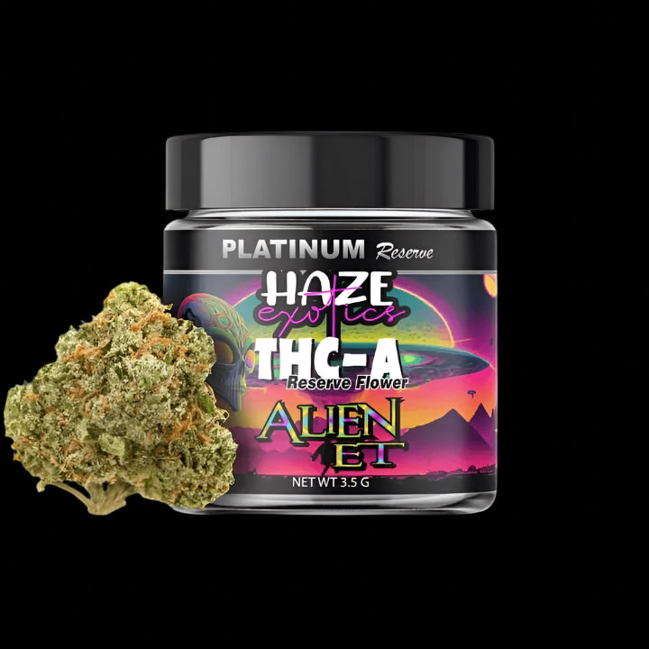 THC-A Flower / Platinum / Alien ET / 3.5g