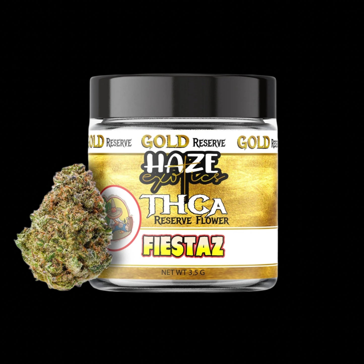 THC-A Flower / Fiestaz / 3.5g / Haze Exotics Gold Reserve