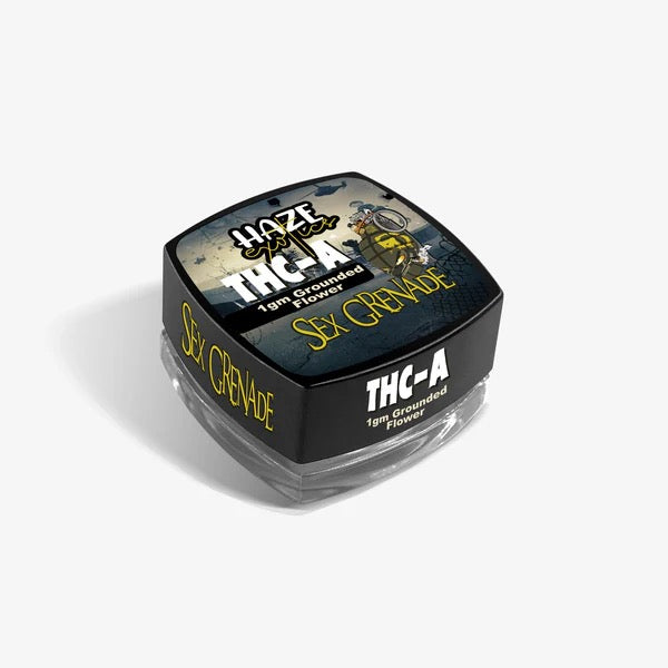 THC-A Ground Flower / Sex Grenade / Haze Exotics / 1g