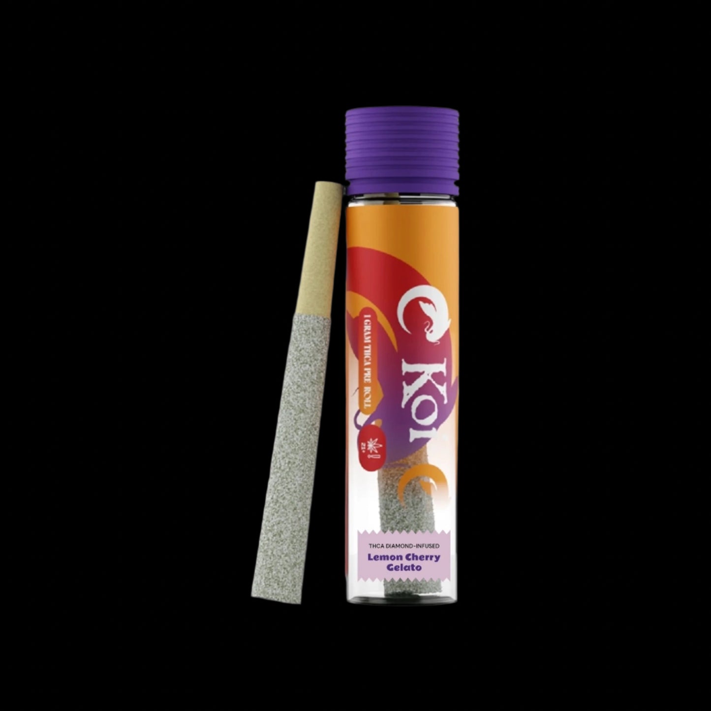 THC-A / Koi Mini Pre Rolls / Lemon Cherry Gelato / 1g / Indica