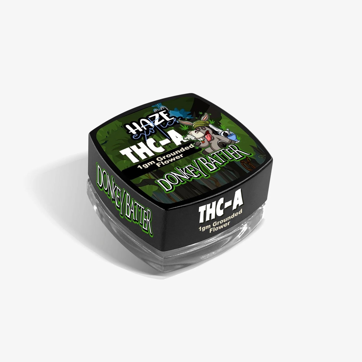 THC-A Ground Flower / Donkey Batter / Haze Exotics / 1g