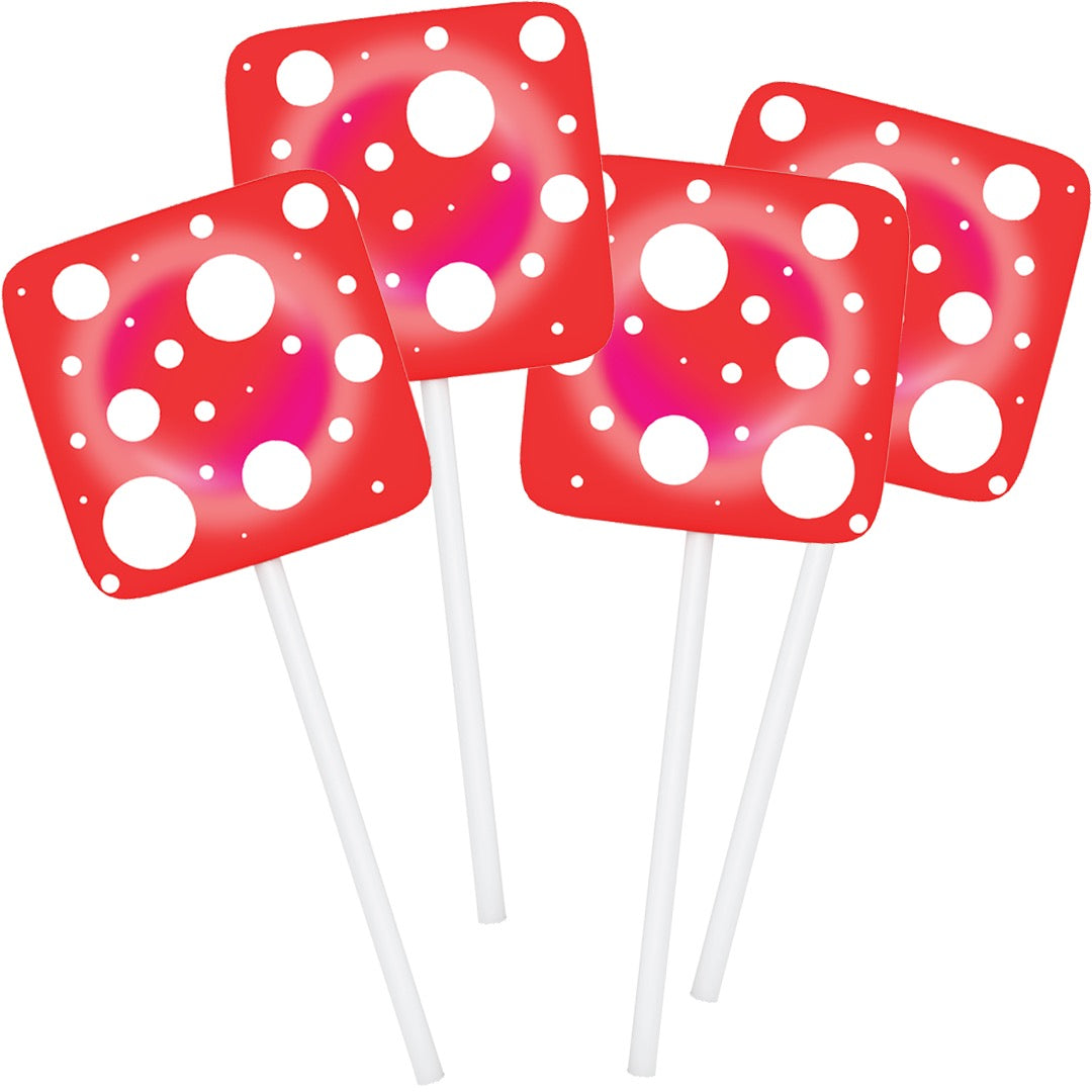 Silly Strawberry Pop / 250mg Mushroom Blend + 25mg D9