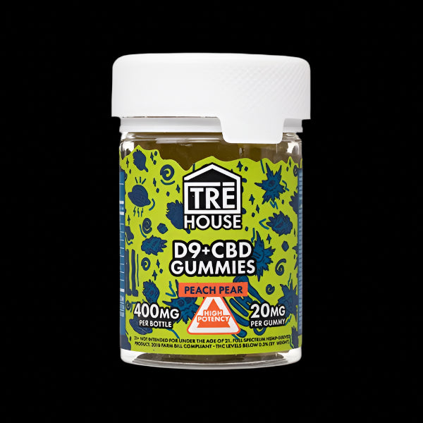 Tre House D9+CBD Gummies / 20mg / 20ct