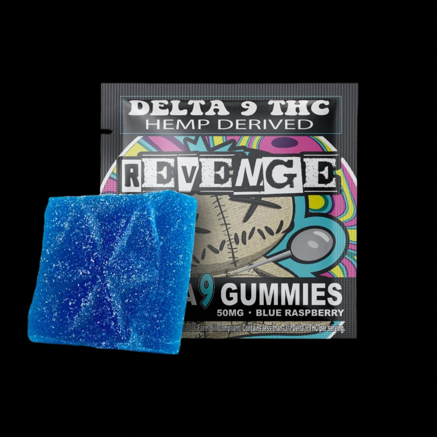Single D9 Gummy / Revenge / 50Mg