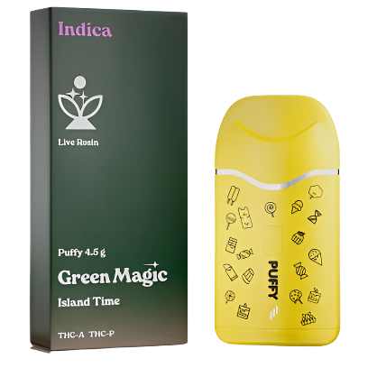 Puffy Green Magic THCa 4.5g Disposable
