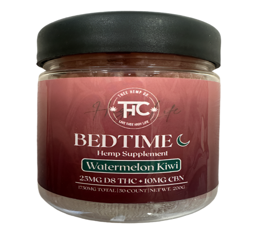Bedtime THC Gummy / 25mg D8 THC + 10mg CBN